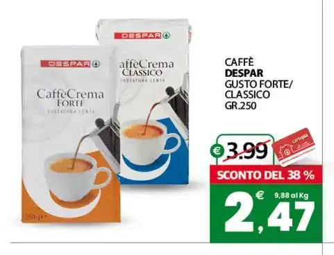 Caffè Despar gusto forte/classico