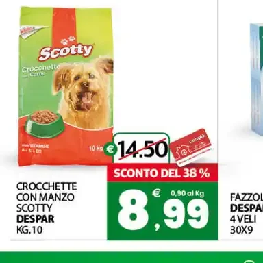 Crocchette con manzo Scotty Despar