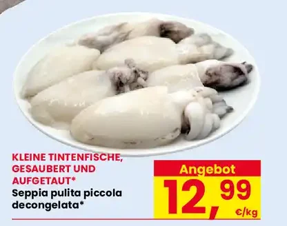 Seppia piccola decongelata