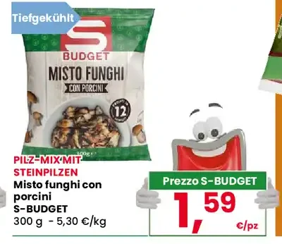 Misto funghi con porcini