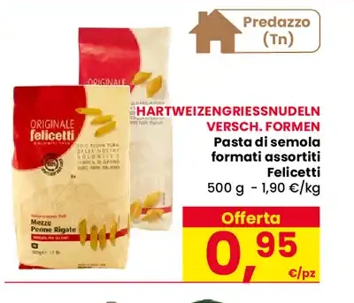 Pasta di semola formati assortiti Felicetti