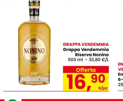Grappa Vendemmia Riserva Nonino