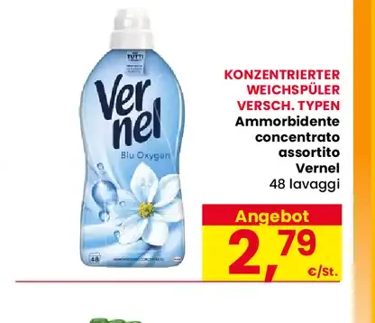 Ammorbidente concentrato Vernel