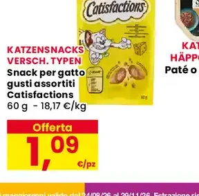 Snack per gatto Catitfactions