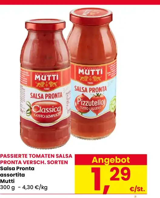 Salsa Pronta Mutti assortita