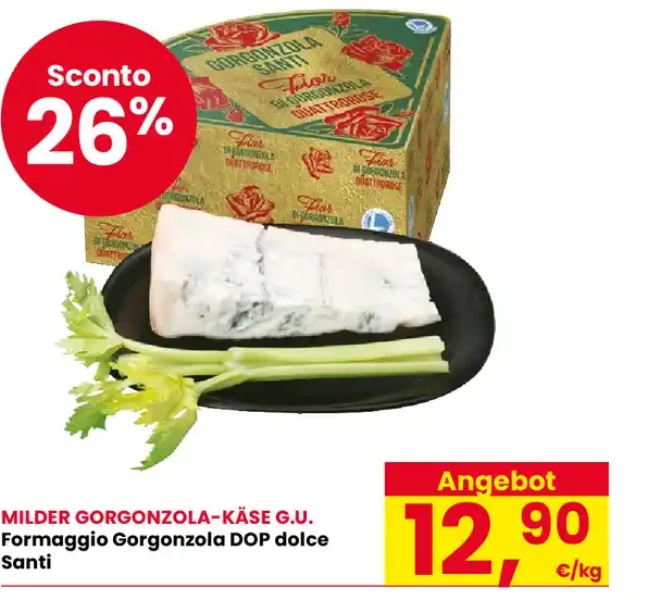 Formaggio Gorgonzola DOP dolce