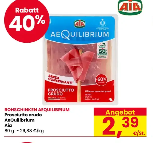 Prosciutto crudo AeQuilibrium