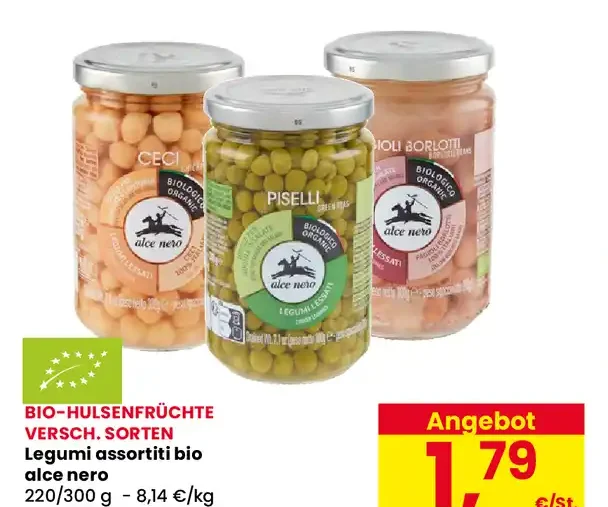 Legumi assortiti bio alce nero
