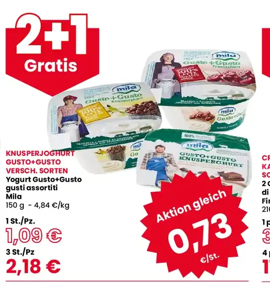 Yogurt gusto assortiti