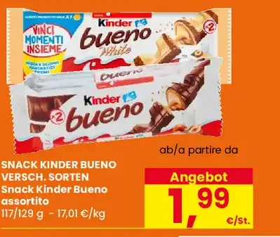 Snack Kinder Bueno assortito
