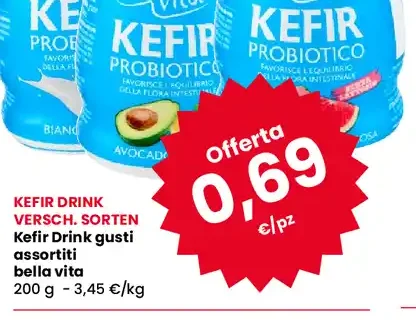 Kefir drink assortito Bella Vita