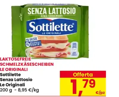 Fette di formaggio senza lattosio