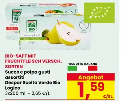 Succo e polpa gusti assortiti bio