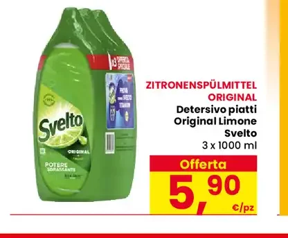 Detersivo piatti Original Limone Svelto