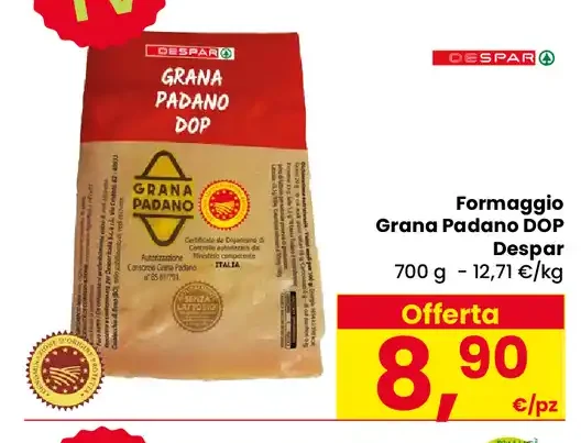 Formaggio Grana Padano DOP Despar