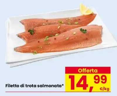 Filetto di trota salmonata