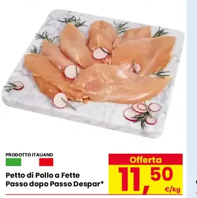 Petto di pollo a fette Passo Dopo Passo Despar