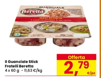 Il Guanciale Stick Fratelli Beretta
