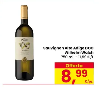 Sauvignon Alto Adige DOC Wilhelm Walch