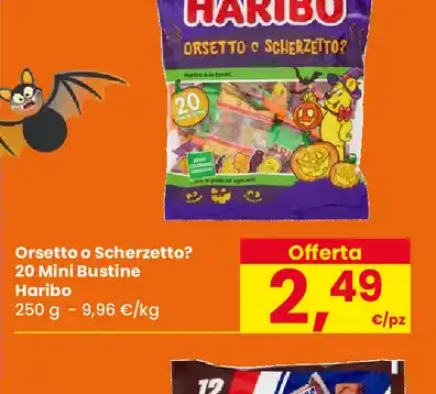 Orsetto o Scherzetto? Mini Bustine Haribo