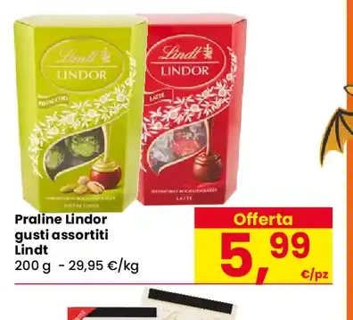 Praline Lindor gusti assortiti Lindt