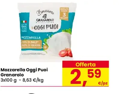 Mozzarella Oggi Puoi Granarolo