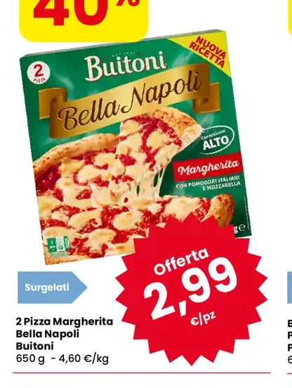 Pizza Margherita Bella Napoli Buitoni