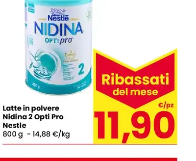 Latte in polvere Nidina 2 Opti Pro