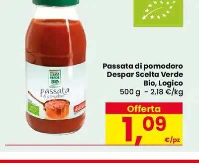 Passata di pomodoro biologica