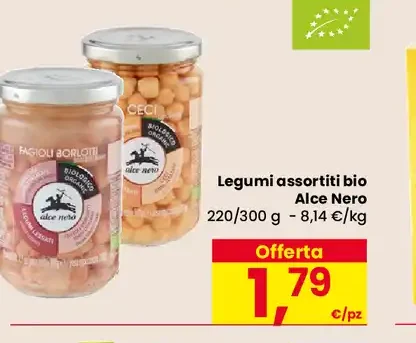 Legumi assortiti bio Alce Nero