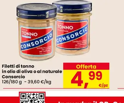 Filetti di tonno Consorcio
