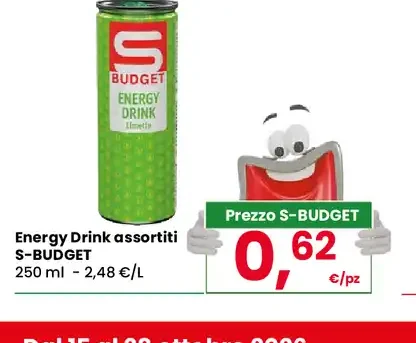 Energy Drink assortiti S-BUDGET