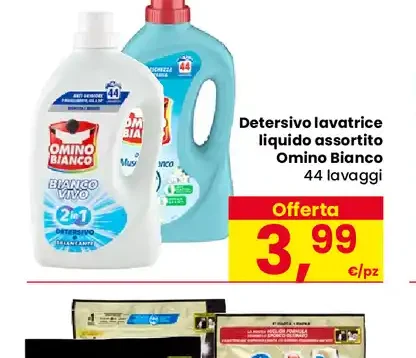 Detersivo lavatrice liquido Omino Bianco assortito