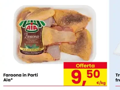 Faraona in parti Aia