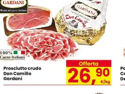 Prosciutto crudo Don Camillo Gardani