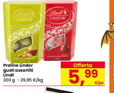 Praline Lindor gusti assortiti Lindt