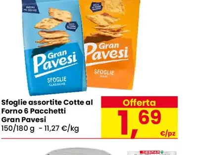 Sfoglie assortite Cotte al Forno Gran Pavesi