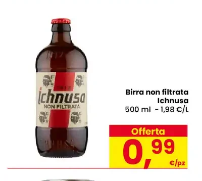 Birra non filtrata Ichناusa