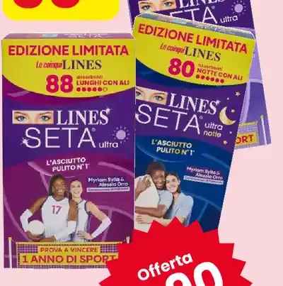Assorbenti Lines Seta Ultra assortiti