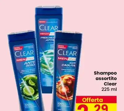 Shampoo Clear assortito