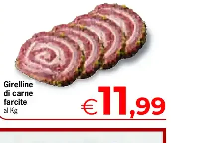 Girelline di carne farcite