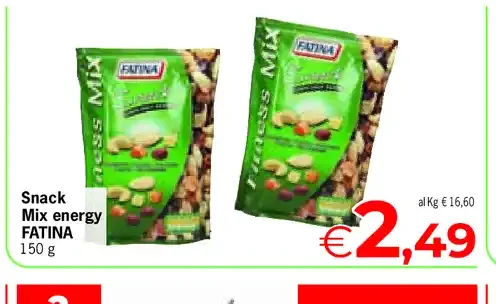 Snack Mix energy Fatina