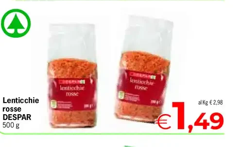 Lenticchie rosse Despar