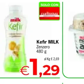 Kefir Milk Zenzero