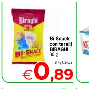 Bi-Snack con taralli Biraghi
