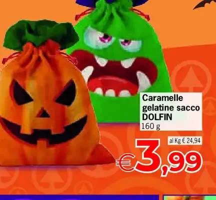 Caramelle gelatine sacco