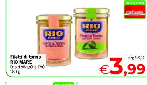 Filetti di tonno Rio Mare