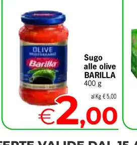 Sugo alle olive Barilla