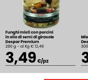 Funghi misti con porcini in olio Despar Premium