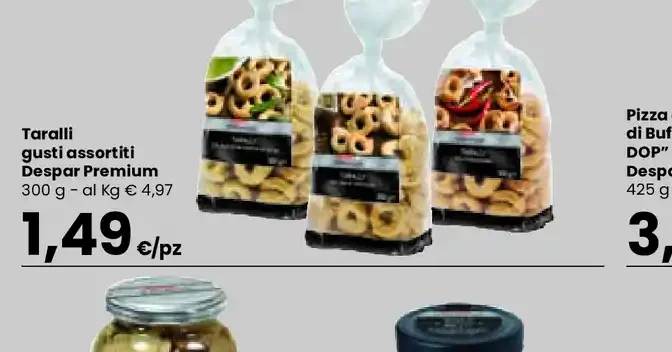 Taralli gusti assortiti Despar Premium